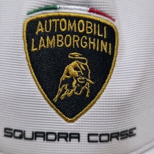 Automobili Lamborghini Embroidered Squadra Corse Patch Cap